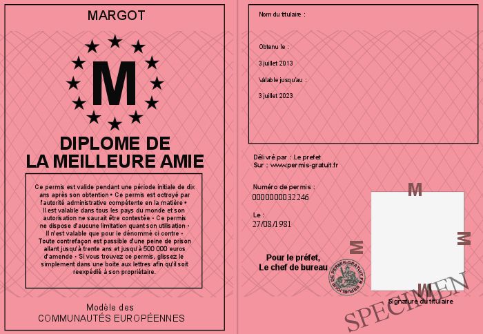 Diplome de fin de vie de célibataire gratuit